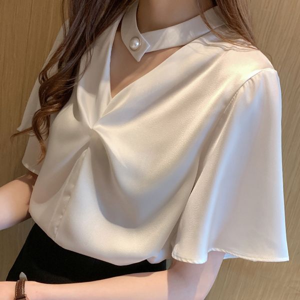 blusas mujer de moda blouse women short sleeve white blouse women shirts v-neck chiffon blouse shirt women blusa d314 210426
blusas mujer de moda blouse women short sleeve white blouse women shirts v-neck chiffon blouse shirt women blusa d314 210426