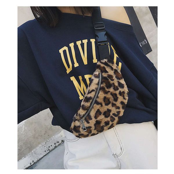 women waist bag fashion winter chest artificial plush fanny pack casual travel knapsack leopard print shoulder belt backpack
women waist bag fashion winter chest artificial plush fanny pack casual travel knapsack leopard print shoulder belt backpack