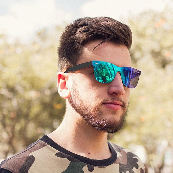 sunglasses quality rimless siamese man colorful uv400 reflective eyewear male large stylish outdoor fishing driving sun glasses, White;black
sunglasses quality rimless siamese man colorful uv400 reflective eyewear male large stylish outdoor fishing driving sun glasses, White;black