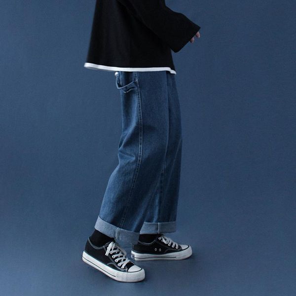 men's jeans baggy straight leg for men autumn fashion casual clothes male streetwear teenage solid color blue denim pants
men's jeans baggy straight leg for men autumn fashion casual clothes male streetwear teenage solid color blue denim pants