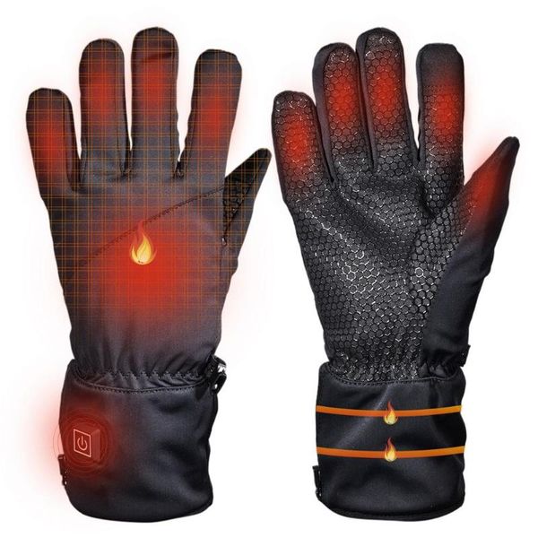 cycling gloves winter electric heated intelligent temperature control three levels men women outdoor hiking camping heating, Black
cycling gloves winter electric heated intelligent temperature control three levels men women outdoor hiking camping heating, Black