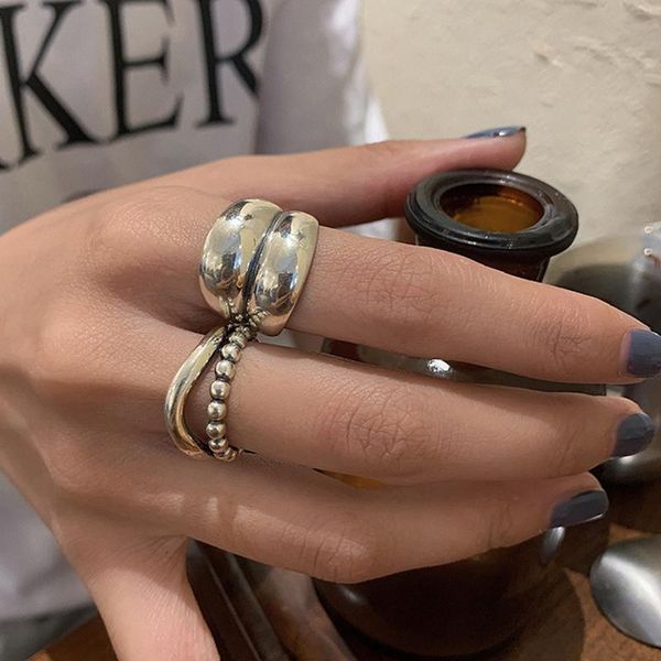 wedding rings punk hip hop for women fashion vintage wave geometric handmade chunky birthday party finger jewelry adjustable gifts, Slivery;golden
wedding rings punk hip hop for women fashion vintage wave geometric handmade chunky birthday party finger jewelry adjustable gifts, Slivery;golden