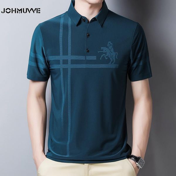 men's polos johmuvve 5 colour casual stripe shirt men cotton lapel collar t formal office business short sleeve tshirt, White;black
men's polos johmuvve 5 colour casual stripe shirt men cotton lapel collar t formal office business short sleeve tshirt, White;black