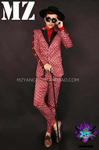 men's embroidery printed striped slim suit male singer performance costume homme personality nightclub dj bar dress masculino suits & b, White;black
men's embroidery printed striped slim suit male singer performance costume homme personality nightclub dj bar dress masculino suits & b, White;black