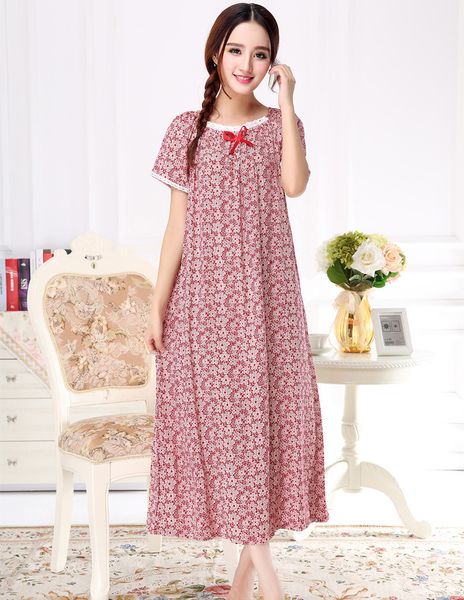 women's sleepwear night dress women spring summer sleepwear nightshirt women's cotton loose princess nightdress print long nightgo, Black;red
women's sleepwear night dress women spring summer sleepwear nightshirt women's cotton loose princess nightdress print long nightgo, Black;red