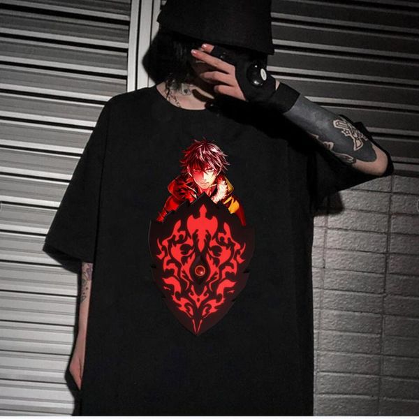 men's t-shirts the rising of shield hero anime t-shirt fashion short sleeves o-neck casual unisex, White;black
men's t-shirts the rising of shield hero anime t-shirt fashion short sleeves o-neck casual unisex, White;black