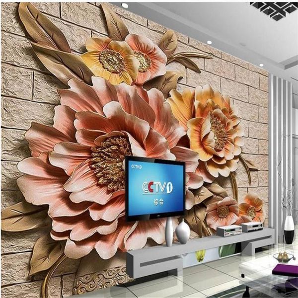 wallpapers 3d murals wallpaper relief peony background wall floral decorative painting
wallpapers 3d murals wallpaper relief peony background wall floral decorative painting