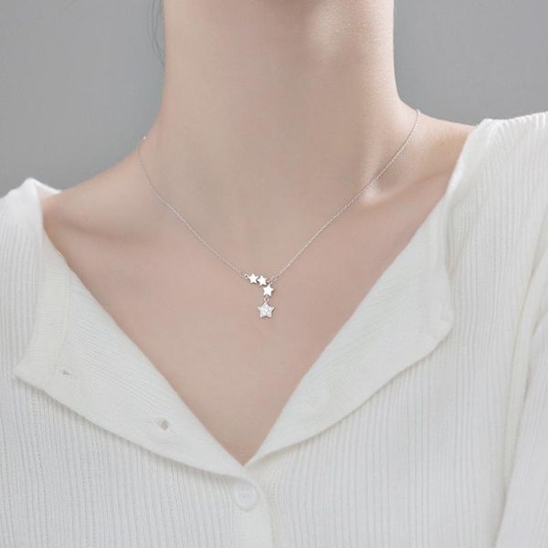 chains 925 sterling silver star tassel necklace glitter zircon five-pointed pendant female simple clavicle chain high jewelry gift
chains 925 sterling silver star tassel necklace glitter zircon five-pointed pendant female simple clavicle chain high jewelry gift