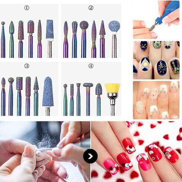 6pcs nail art grinding drill bits elec-tric machine diamond bit manicure files milling burr grinder1, Silver
6pcs nail art grinding drill bits elec-tric machine diamond bit manicure files milling burr grinder1, Silver