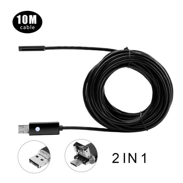 2/5/10m endoscope camera 2 in1 otg micro usb 8mm 6 led ip67 waterprof inspection borescope for android pc notebook webcams
2/5/10m endoscope camera 2 in1 otg micro usb 8mm 6 led ip67 waterprof inspection borescope for android pc notebook webcams