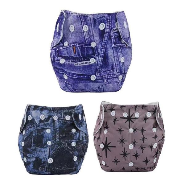 3pcs/lot baby cloth diaper reusable washable printed infant nappies adjustable cover with star prints suede inner diapers
3pcs/lot baby cloth diaper reusable washable printed infant nappies adjustable cover with star prints suede inner diapers