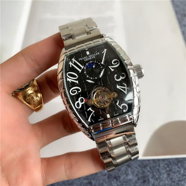 wristwatches franck- muller- automatic mechanical men watch silver blue stainless steel transparent sapphire glass glide watches 2, Slivery;brown
wristwatches franck- muller- automatic mechanical men watch silver blue stainless steel transparent sapphire glass glide watches 2, Slivery;brown