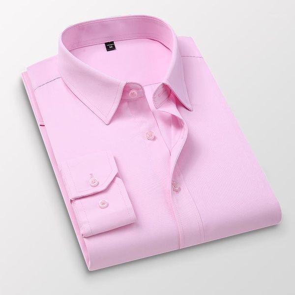 men's dress shirts tfetters pink shirt men spring autumn mens long sleeve business polyester slim fit formal for clothing, White;black
men's dress shirts tfetters pink shirt men spring autumn mens long sleeve business polyester slim fit formal for clothing, White;black