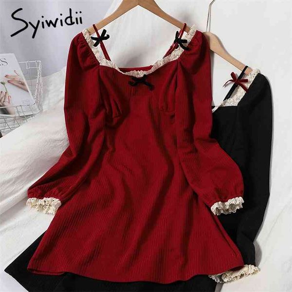 fashion high waist dresses women backless strapless bow camis slash neck puff sleeve a-line clothing spring summer 210607, Black;gray
fashion high waist dresses women backless strapless bow camis slash neck puff sleeve a-line clothing spring summer 210607, Black;gray