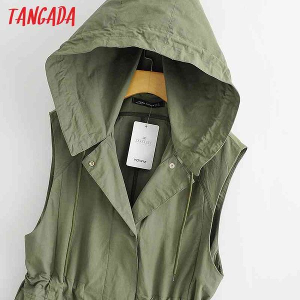tangada women amy green oversized hood waistcoat vest coat waist strap female boy friend style casual yi4, Black;white
tangada women amy green oversized hood waistcoat vest coat waist strap female boy friend style casual yi4, Black;white