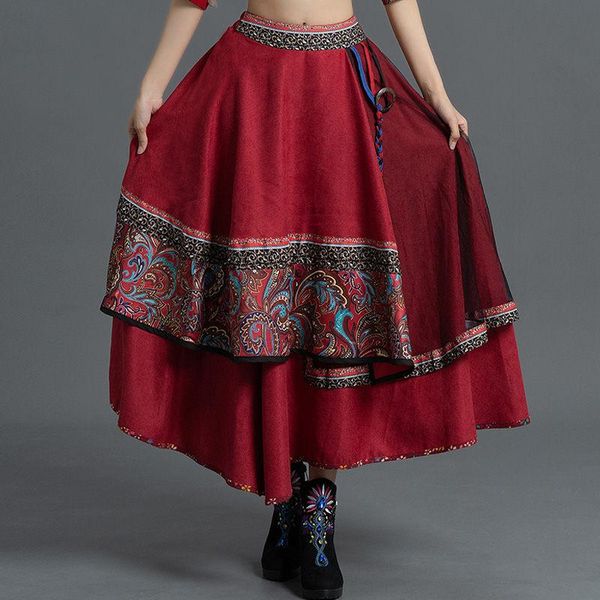 skirts ethnic style women's retro print stitching corduroy skirt autumn and winter long vintage irregular jupe faldas largas y847, Black
skirts ethnic style women's retro print stitching corduroy skirt autumn and winter long vintage irregular jupe faldas largas y847, Black