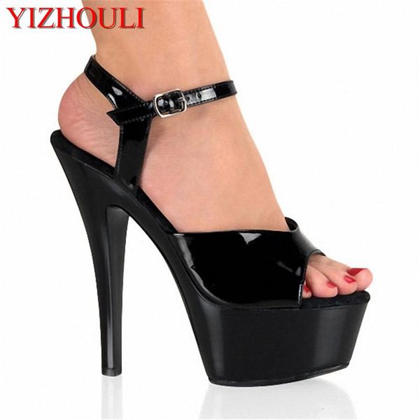 fashion candy color 15 cm high with the bottom of ribs crystal sandals lure fish mouth shoes dress, Black
fashion candy color 15 cm high with the bottom of ribs crystal sandals lure fish mouth shoes dress, Black