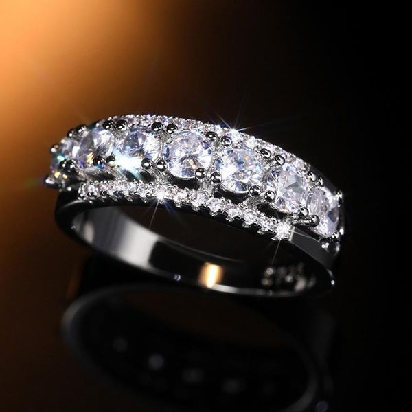 wedding rings dazzling silver color finger for women white cubic zirconia fashion bands eternity jewelry 2021 trends, Slivery;golden
wedding rings dazzling silver color finger for women white cubic zirconia fashion bands eternity jewelry 2021 trends, Slivery;golden