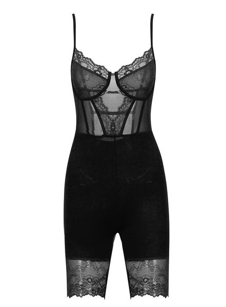 women's jumpsuits & rompers 2021 black pink blue wine red tube lace stitching open back bodycon playsuit, Black;white
women's jumpsuits & rompers 2021 black pink blue wine red tube lace stitching open back bodycon playsuit, Black;white