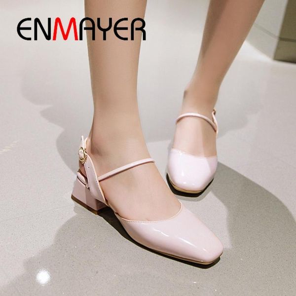 dress shoes enmayer 2021 mary janes med square heel women toe casual pu buckle strap solid size 34-43 ly1880, Black
dress shoes enmayer 2021 mary janes med square heel women toe casual pu buckle strap solid size 34-43 ly1880, Black