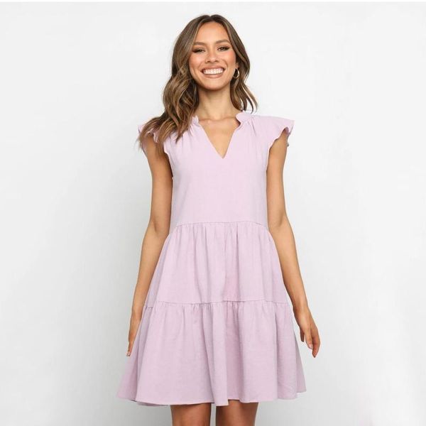casual dresses 40# womens fashion dress spring summer pink v-neck plaid collar leisure loose mini vestido de mujer femme robe, Black;gray
casual dresses 40# womens fashion dress spring summer pink v-neck plaid collar leisure loose mini vestido de mujer femme robe, Black;gray