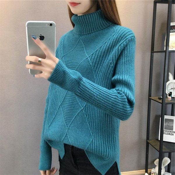 women's sweaters women 2022 autumn winter turtleneck sweater female long sleeve pure color knitted pullovers loose casual jumper i151, White;black
women's sweaters women 2022 autumn winter turtleneck sweater female long sleeve pure color knitted pullovers loose casual jumper i151, White;black