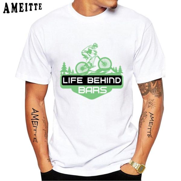 men's t-shirts cool life behind mountain bike bars climb t-shirt men short sleeve funny bicycle design boy casual white tees, White;black
men's t-shirts cool life behind mountain bike bars climb t-shirt men short sleeve funny bicycle design boy casual white tees, White;black
