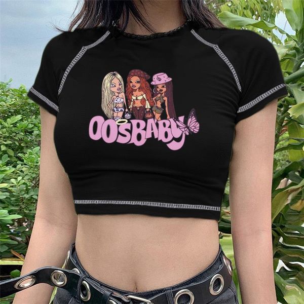 e girl letter womens t shirts petal sleeve printing stitch green crop y2k summer grunge style short female slim, White
e girl letter womens t shirts petal sleeve printing stitch green crop y2k summer grunge style short female slim, White