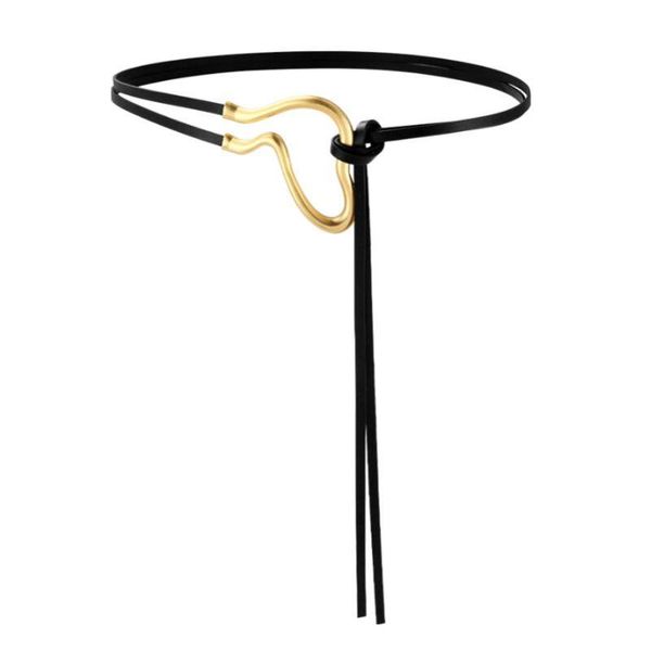 belts big buckle thin knot belt genuine leather waistbands for women long solid cowskin cummerbunds dress accessories, Black;brown
belts big buckle thin knot belt genuine leather waistbands for women long solid cowskin cummerbunds dress accessories, Black;brown