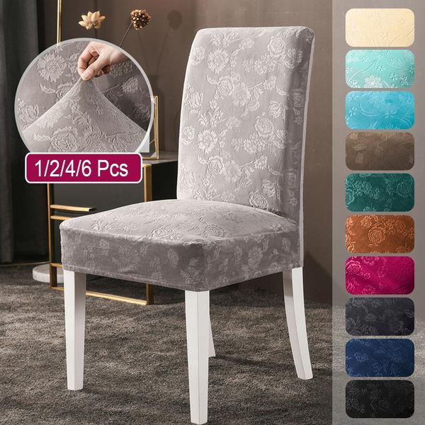 1/2/4/6 piece jacquard embroidered chair cover stretch seat covers case for el banquet dining home decor
1/2/4/6 piece jacquard embroidered chair cover stretch seat covers case for el banquet dining home decor