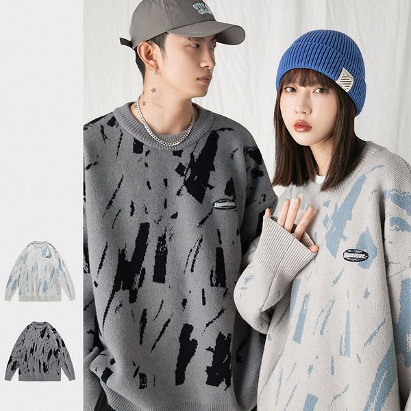 men's sweaters men hip hop streetwear knitted sweater harajuku oversized boy student casual couple pullover fashion off white women gir, White;black
men's sweaters men hip hop streetwear knitted sweater harajuku oversized boy student casual couple pullover fashion off white women gir, White;black