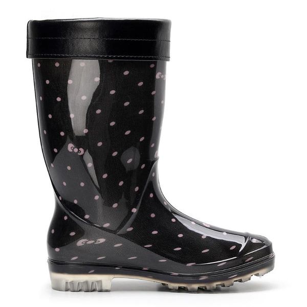 punk style rainboots mid warm plush insole snow boots women's non-slip waterproof rain round toe outdoor water shoes, Black
punk style rainboots mid warm plush insole snow boots women's non-slip waterproof rain round toe outdoor water shoes, Black