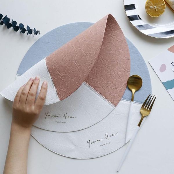 mats & pads nordic stitching creative oil-proof leather placemat kitchen cup soft table mat drink non-slip
mats & pads nordic stitching creative oil-proof leather placemat kitchen cup soft table mat drink non-slip