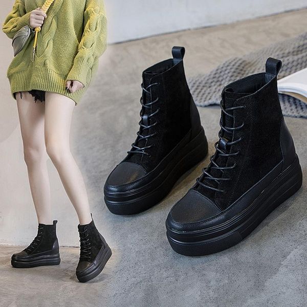 boots split leather women ankle 2021 autumn winter high heels platform shoes non-slip ladies boot, Black
boots split leather women ankle 2021 autumn winter high heels platform shoes non-slip ladies boot, Black