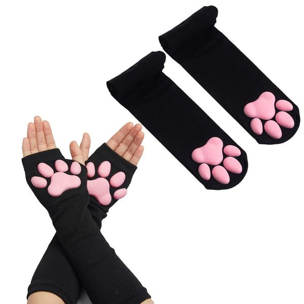five fingers gloves 3d silicone cat socks stockings cute kitten fingerless mittens pawpads women girls christmas halloween cosplay, Blue;gray
five fingers gloves 3d silicone cat socks stockings cute kitten fingerless mittens pawpads women girls christmas halloween cosplay, Blue;gray