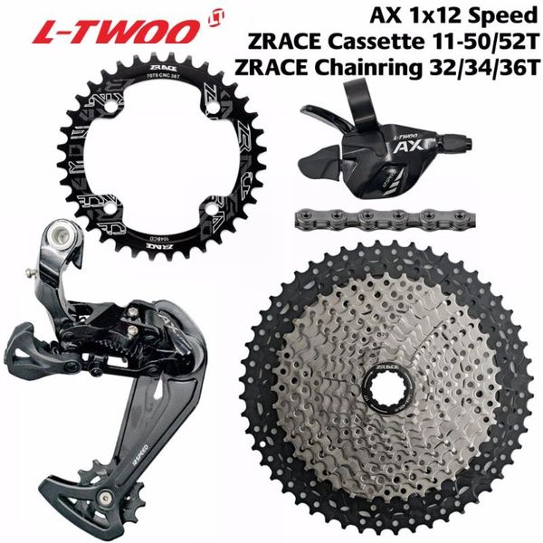 bike derailleurs ltwoo ax12 12 speed shifter + rear 50t 52t zrace cassette / chainring sumc s12 chain groupset, eagle
bike derailleurs ltwoo ax12 12 speed shifter + rear 50t 52t zrace cassette / chainring sumc s12 chain groupset, eagle