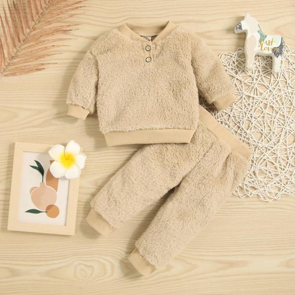 clothing sets bobora autumn and winter infant boys girls' solid color warm double-sided velvet long sleeve suit 2pcs, White
clothing sets bobora autumn and winter infant boys girls' solid color warm double-sided velvet long sleeve suit 2pcs, White