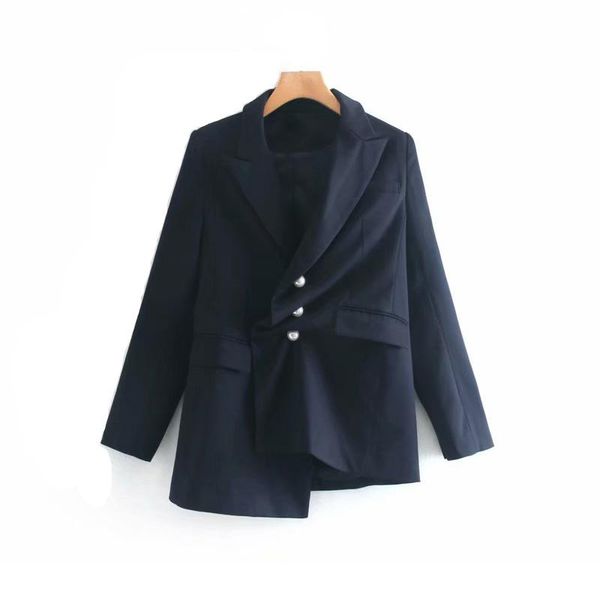 women's jackets vintage women irregular pearl suit jacket fashion elegant office ladies single breasted asymmetrical coat feminine oute, Black;brown
women's jackets vintage women irregular pearl suit jacket fashion elegant office ladies single breasted asymmetrical coat feminine oute, Black;brown
