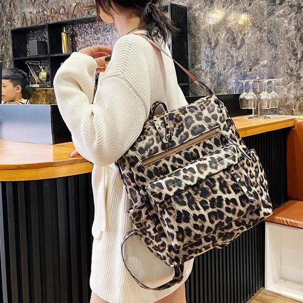 backpack leopard retro women's ethnic style soft backpacks travel bag large capacity school bags for teenage girls mochila
backpack leopard retro women's ethnic style soft backpacks travel bag large capacity school bags for teenage girls mochila
