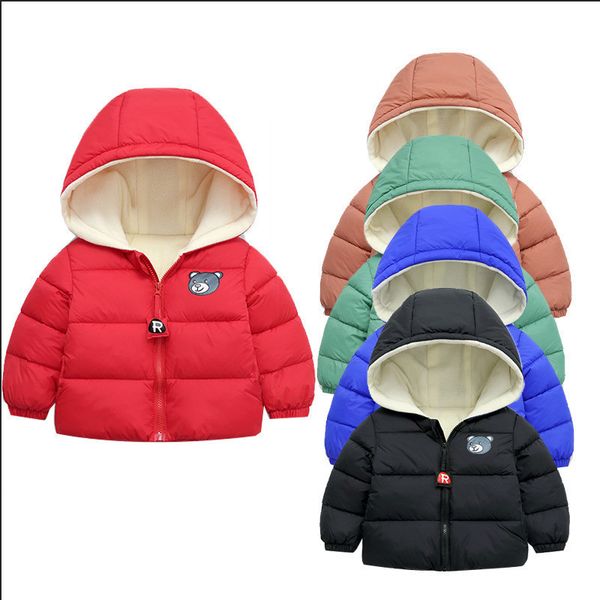 children's clothing winter jacket thick velvet for girls boys warm coat kids children's hooded solid cotton padded clothes, Blue;gray
children's clothing winter jacket thick velvet for girls boys warm coat kids children's hooded solid cotton padded clothes, Blue;gray