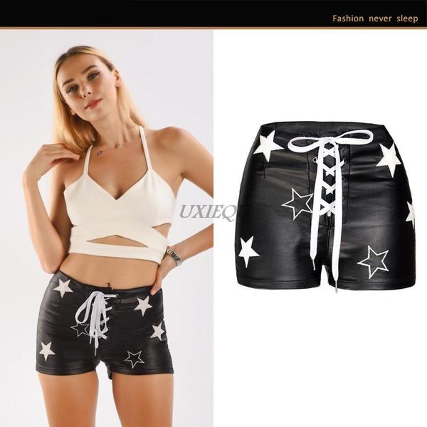 women's jeans denim shorts black plus velvet pu leather pants imitation stretch metal hole tie rope, Blue
women's jeans denim shorts black plus velvet pu leather pants imitation stretch metal hole tie rope, Blue