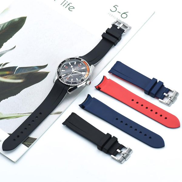 watch bands style double color silicone strap 20mm 22mm curved end design waterproof rubber men replacement wrist band accessories, Black;brown
watch bands style double color silicone strap 20mm 22mm curved end design waterproof rubber men replacement wrist band accessories, Black;brown