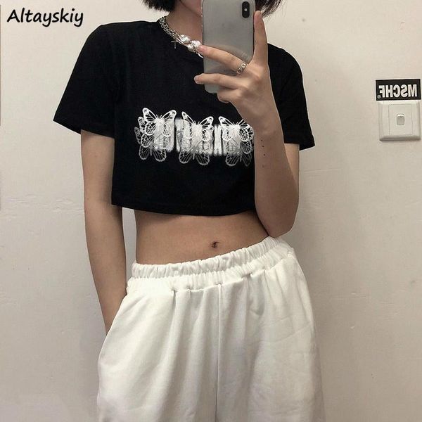 t-shirts women crop harajuku cartoon korean style hip hop gothic punk aesthetic ladies clothing summer basic women's t-shirt, White
t-shirts women crop harajuku cartoon korean style hip hop gothic punk aesthetic ladies clothing summer basic women's t-shirt, White