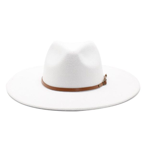 wide brim hats quality big edge wool fedora hat women men imitation felt with metal chain decor panama fedoras chapeau sombrero, Blue;gray
wide brim hats quality big edge wool fedora hat women men imitation felt with metal chain decor panama fedoras chapeau sombrero, Blue;gray