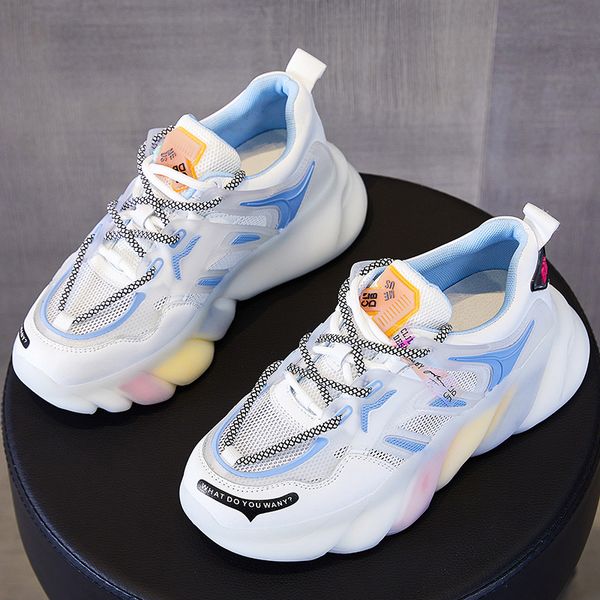 2021 spring and summer rainbow bottomed daddy shoes women's fashion casual students versatile breathable color matching sneakers for, Black;white
2021 spring and summer rainbow bottomed daddy shoes women's fashion casual students versatile breathable color matching sneakers for, Black;white