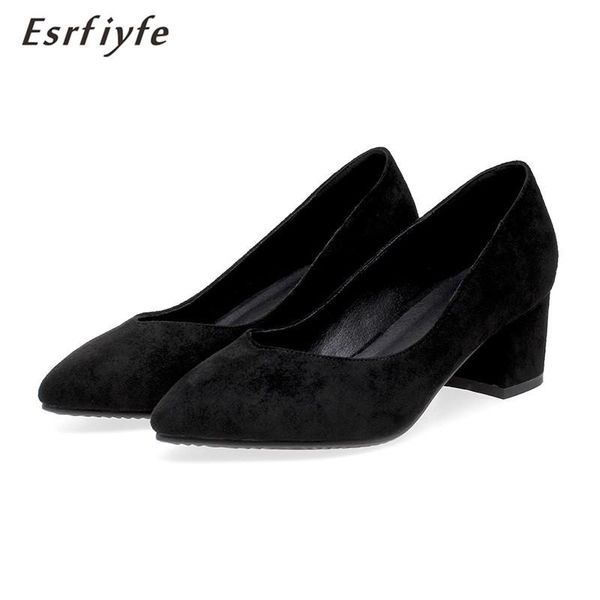 dress shoes esrfiyfe 2021 fashion thick high heels women pumps pointed toe work slip on spring summer footwear, Black
dress shoes esrfiyfe 2021 fashion thick high heels women pumps pointed toe work slip on spring summer footwear, Black