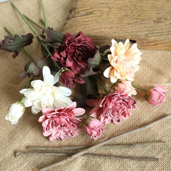 decorative flowers & wreaths ins style artificial dahlia branch fake green plant wedding bouquet home garden party background gift vase deco
decorative flowers & wreaths ins style artificial dahlia branch fake green plant wedding bouquet home garden party background gift vase deco
