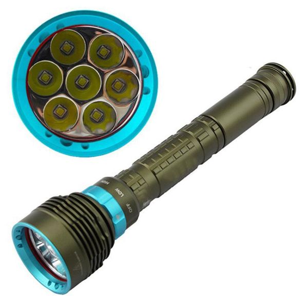 10000lumen underwater 100m torch 7 x cree xm-l2 led diving camping hiking light flashlights torches
10000lumen underwater 100m torch 7 x cree xm-l2 led diving camping hiking light flashlights torches