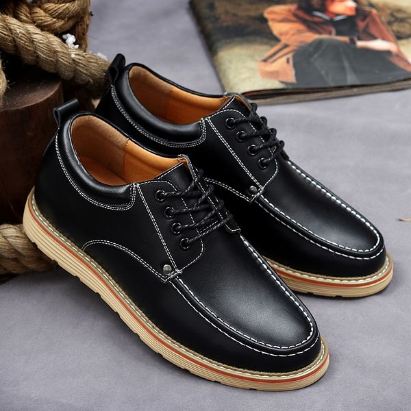 spring and autumn mens casual shoes korean version of soft-soled youth shoes tooling shoes and business, Black
spring and autumn mens casual shoes korean version of soft-soled youth shoes tooling shoes and business, Black