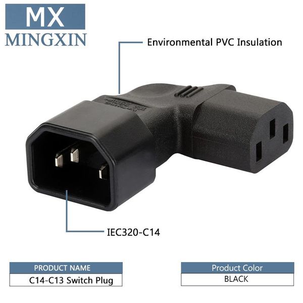 smart power plugs iec320 c14 for c13, c13 adapter right curve male connector tofemale chassis conversion tab
smart power plugs iec320 c14 for c13, c13 adapter right curve male connector tofemale chassis conversion tab